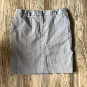 Pin Stripe Grey Suit Set (Blazer and Skirt)